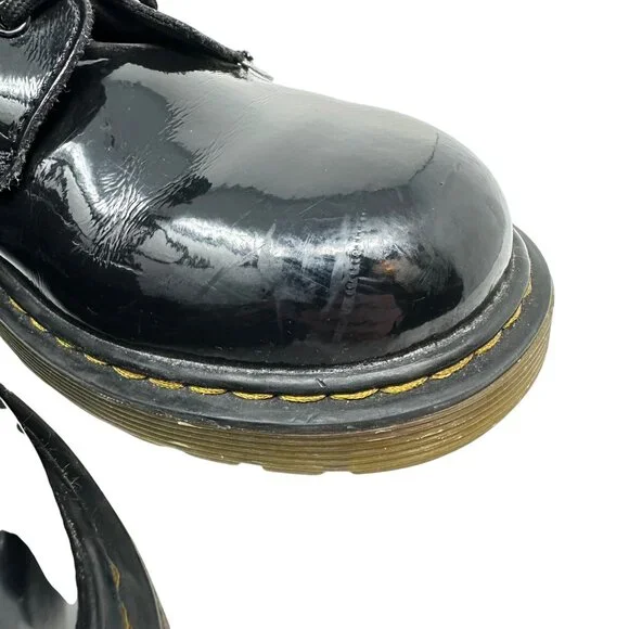 Dr Martens Patent Leather Boots - Black - Youth 5US/4UK - 1460Y - Picture 11 of 11